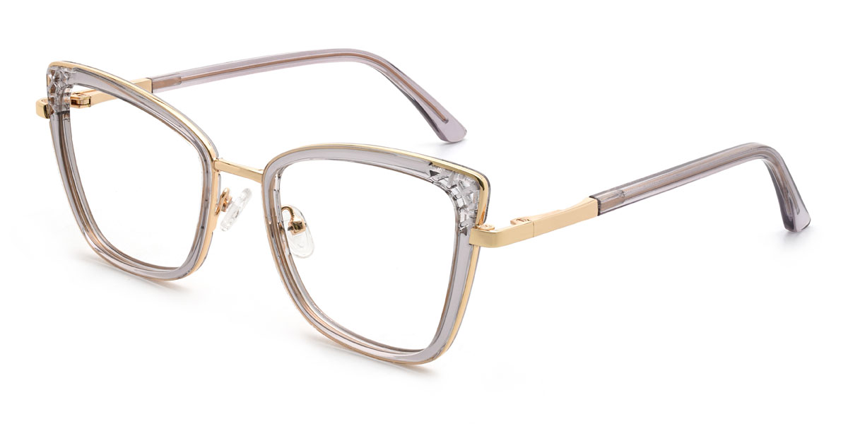 Gris clair Susie Lunettes - Cat Eye Glasses