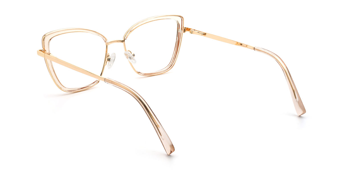 Champagne Ellena Glasses - Cat Eye Glasses