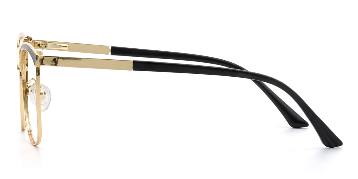 Gold Black Blakeley Glasses - Rectangle Glasses