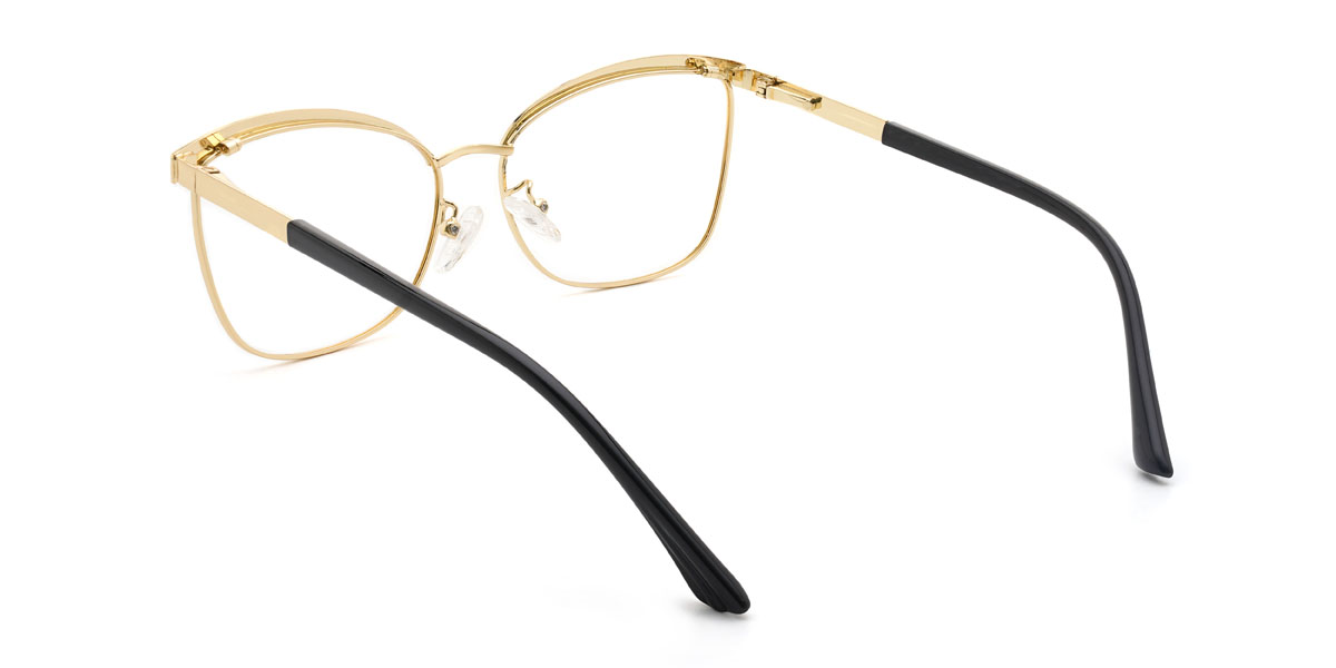 Gold Black Blakeley Glasses - Rectangle Glasses