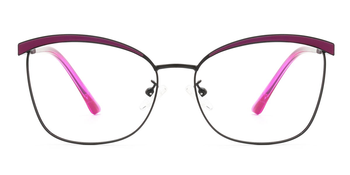 Negro Púrpura Blakeley Gafas - Rectangle Glasses