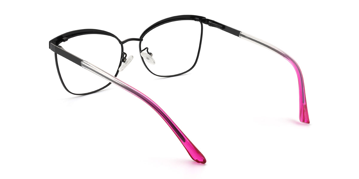 Negro Púrpura Blakeley Gafas - Rectangle Glasses