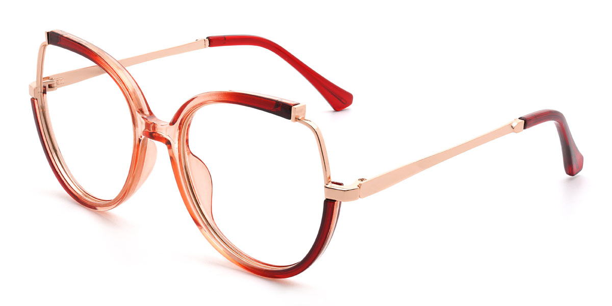 Gradiente roja Clarice Gafas - Oval Glasses