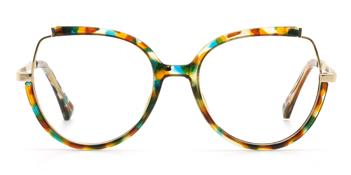 Colorful Agate Clarice - Oval Glasses