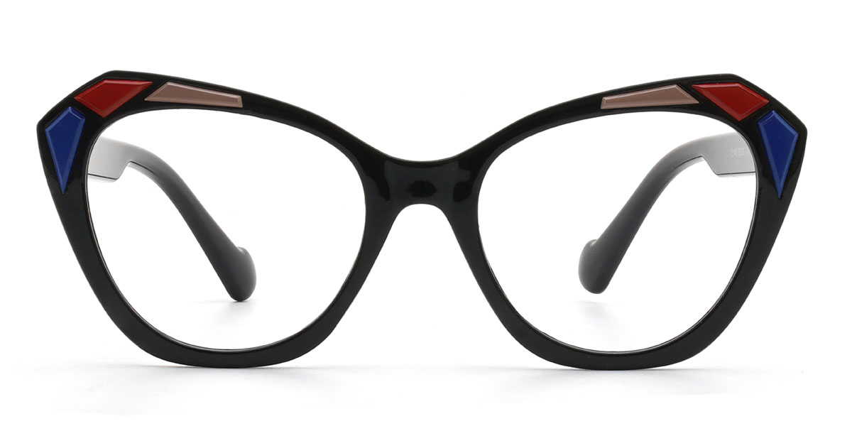 Fekete Kayne Szemüveg - Cat Eye Glasses