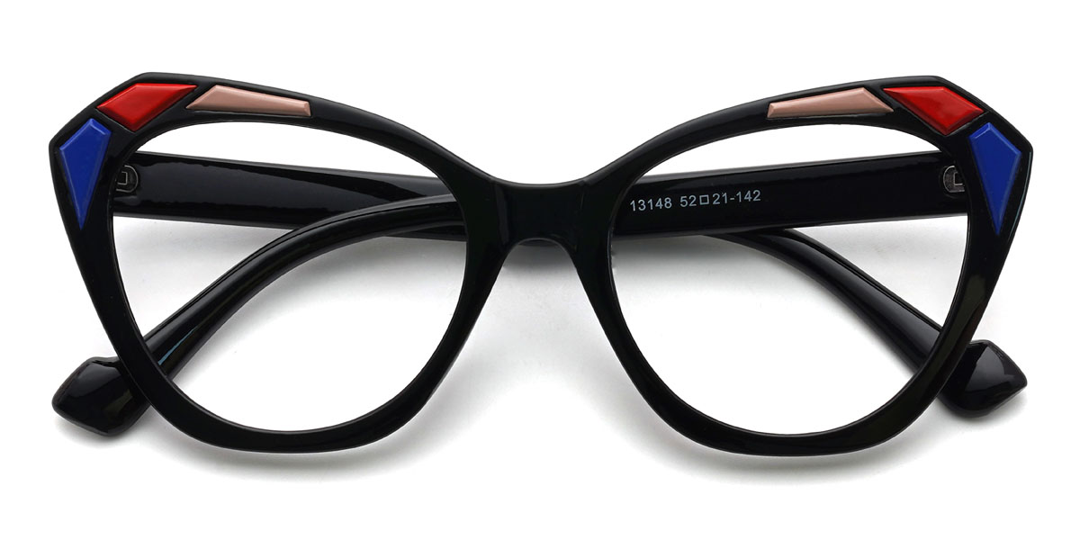 Fekete Kayne Szemüveg - Cat Eye Glasses