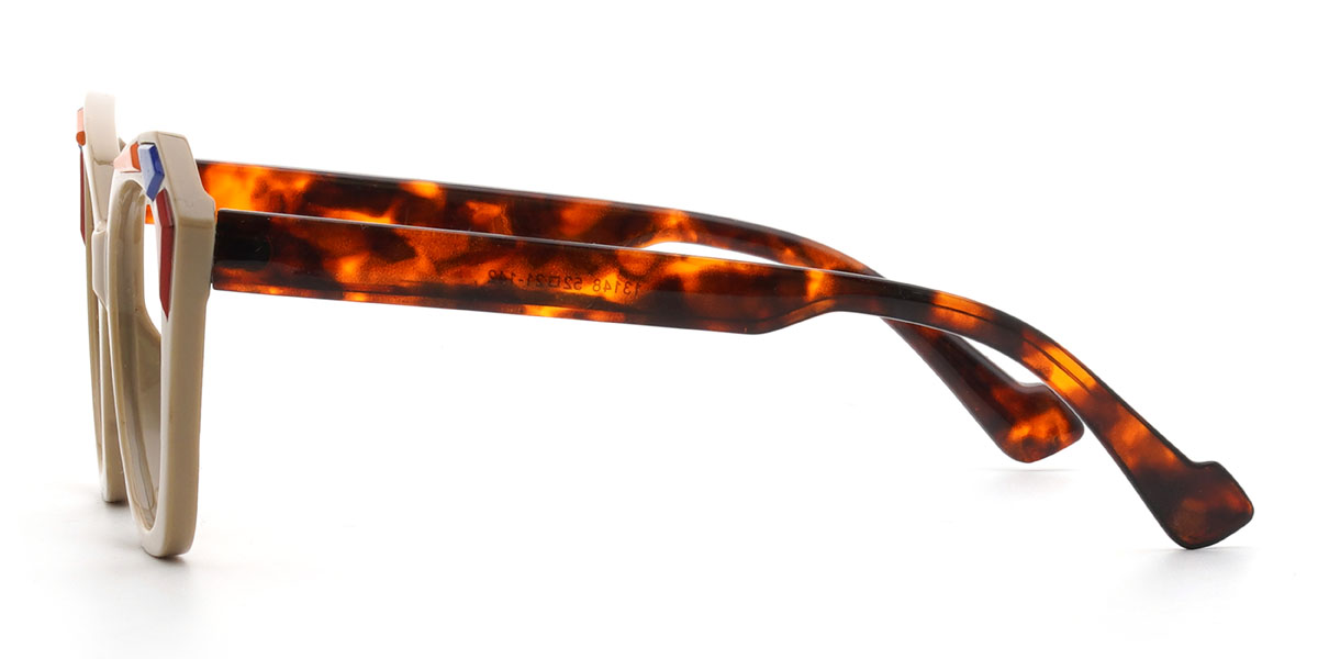 Khaki Kayne Glasses - Cat Eye Glasses