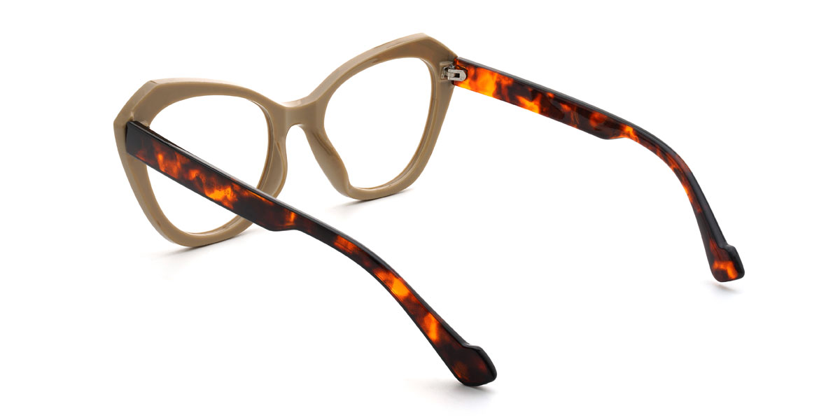 Khaki Kayne Glasses - Cat Eye Glasses