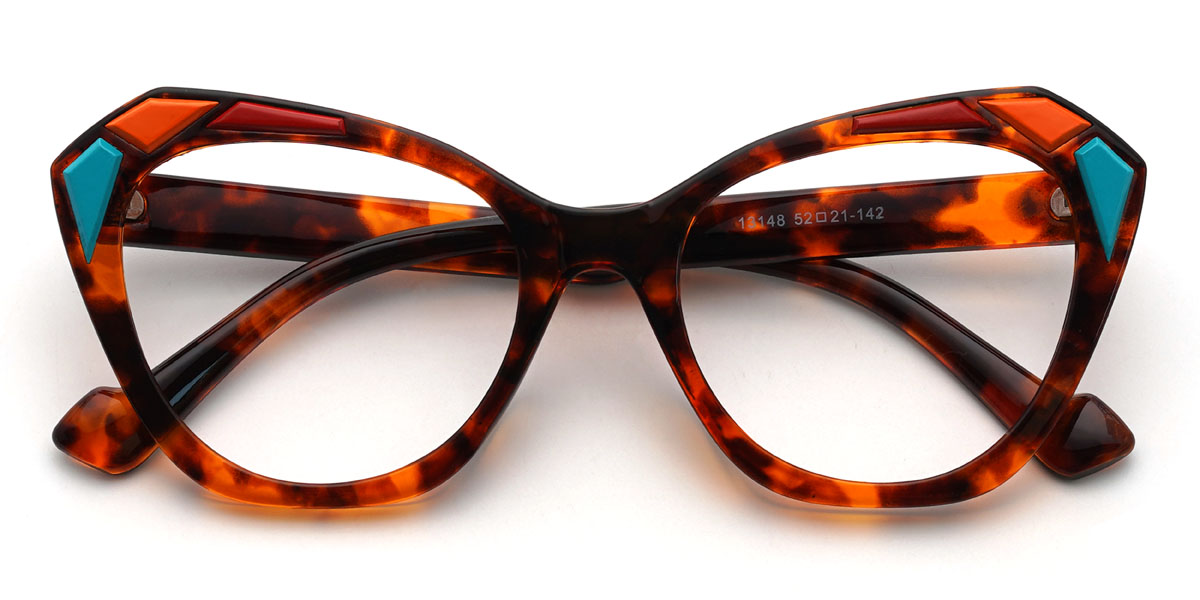 Tortoiseshell Kayne Glasses - Cat Eye Glasses