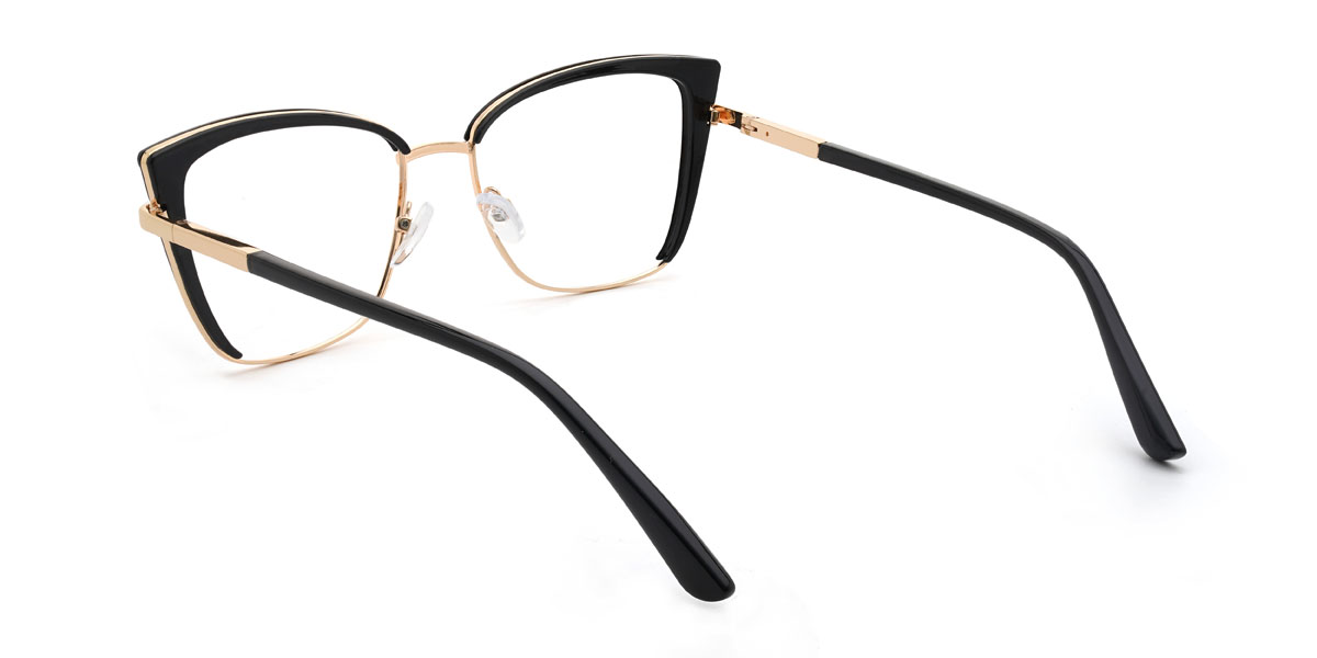 Negro Viktoria Gafas - Cat Eye Glasses
