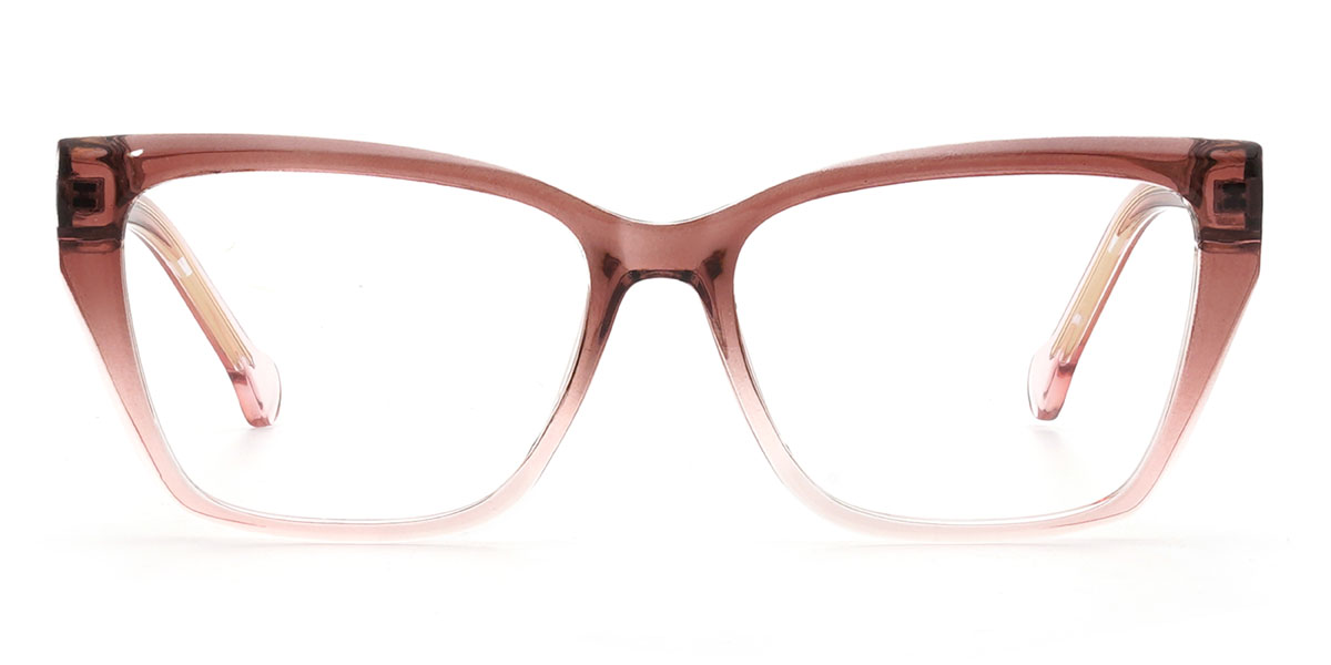 Purple Pink Daniela - Rectangle Glasses
