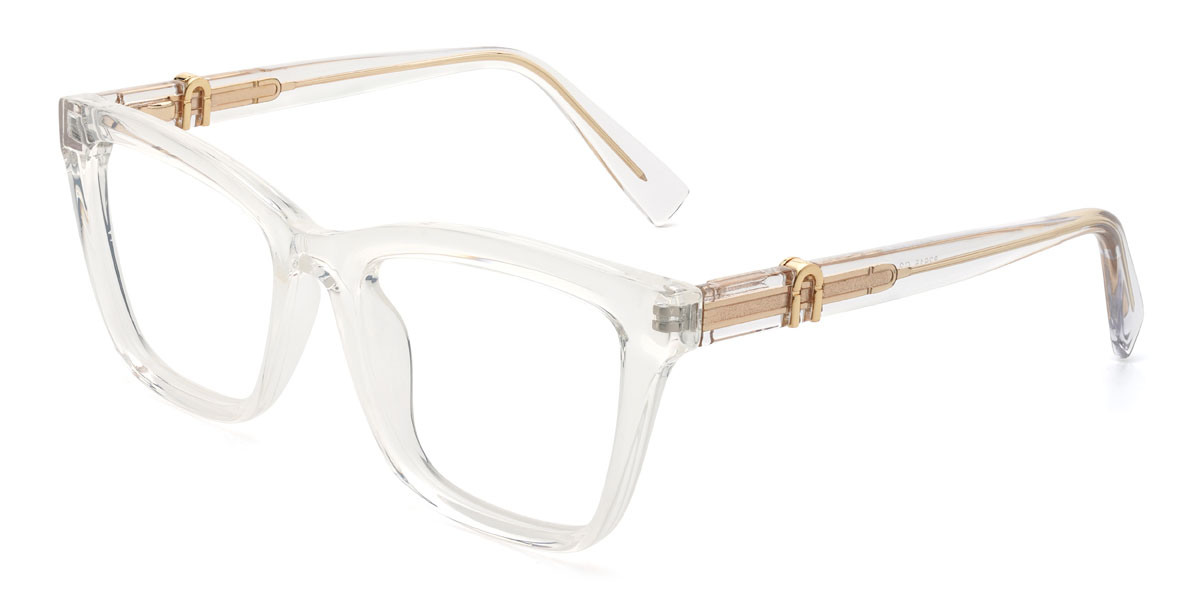 Clear Farrah Glasses - Rectangle Glasses