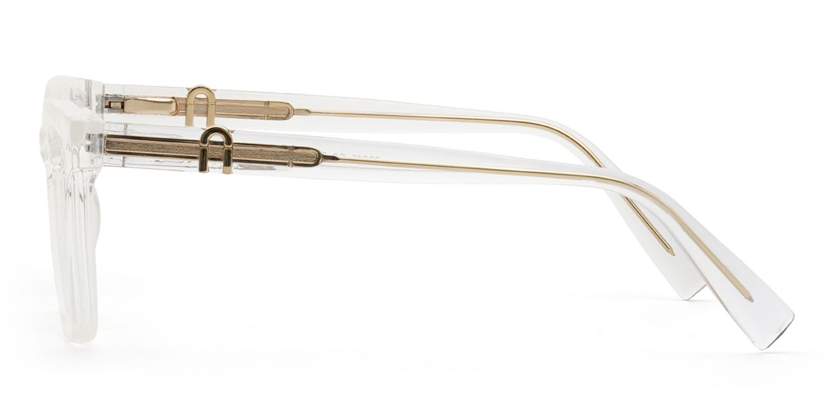 Clear Farrah Glasses - Rectangle Glasses