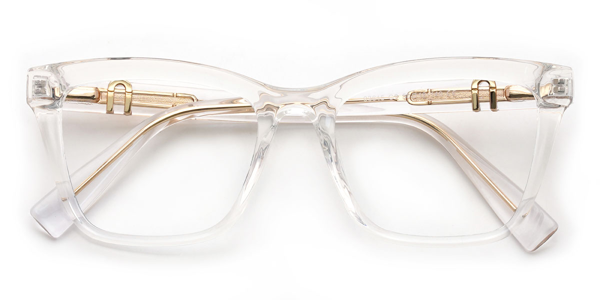 Clear Farrah Glasses - Rectangle Glasses