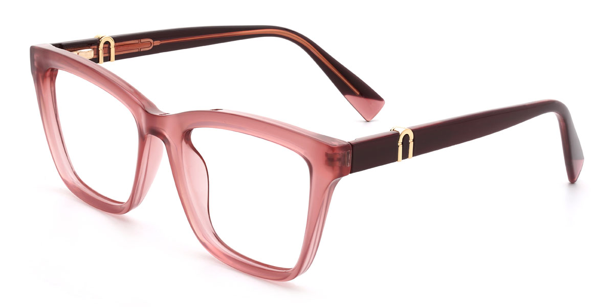 Rózsaszín Farrah Szemüveg - Rectangle Glasses