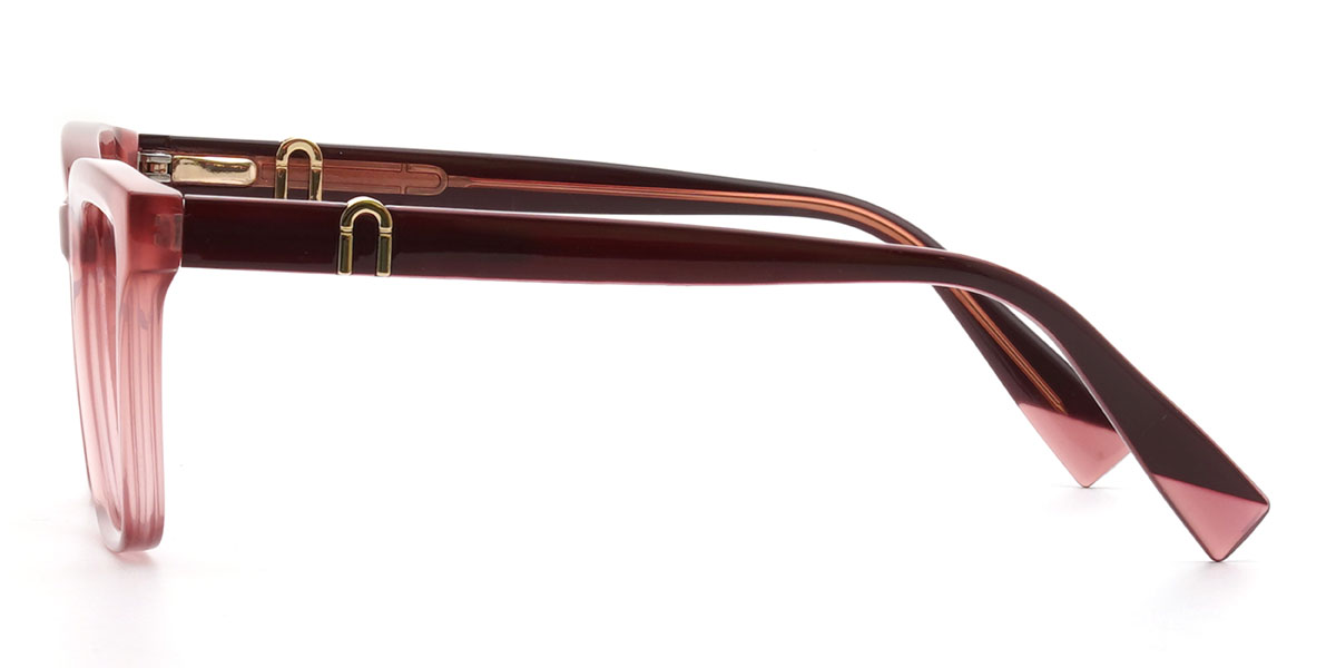 Rózsaszín Farrah Szemüveg - Rectangle Glasses
