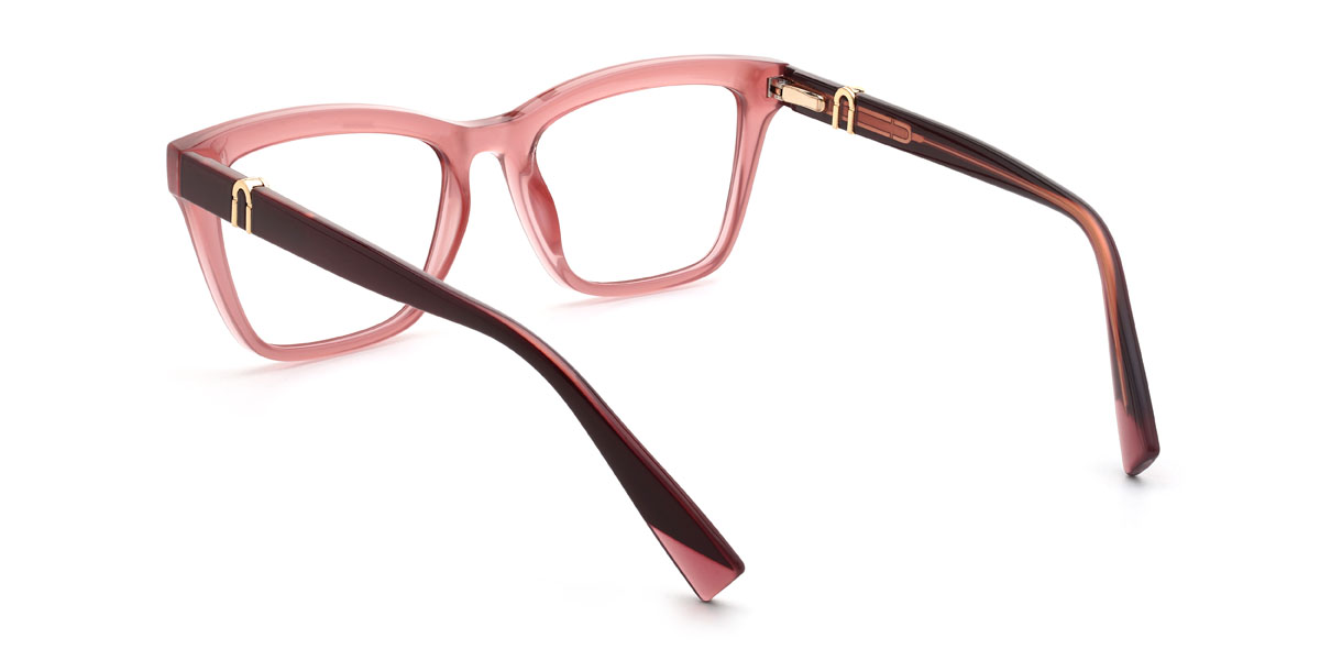 Rózsaszín Farrah Szemüveg - Rectangle Glasses