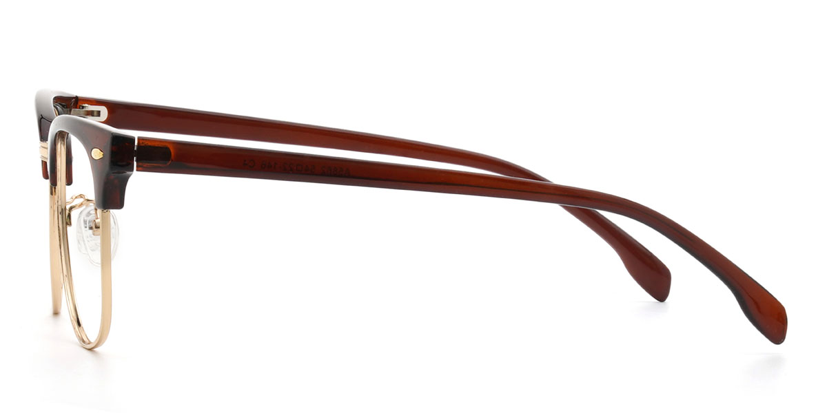 Marrón dorado Mubarak Gafas - Rectangle Glasses