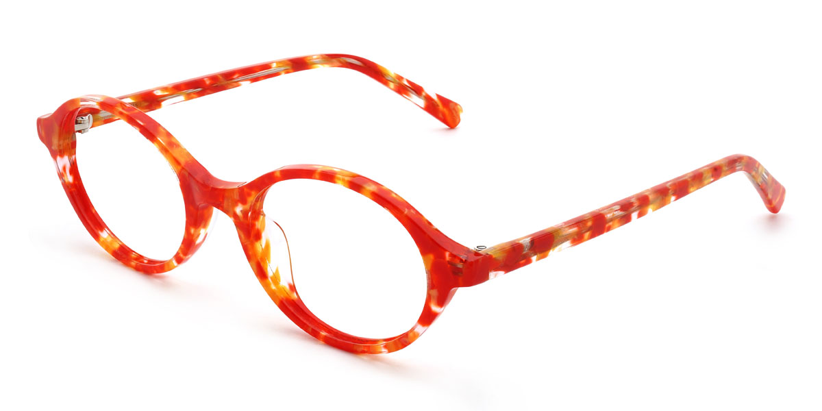 Vörös teknőspáncél Julietta Szemüveg - Oval Glasses