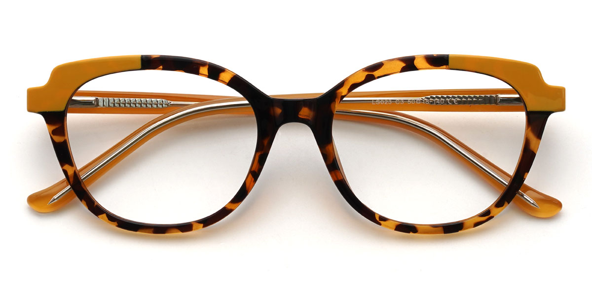 Tortoiseshell Soleil Glasses - Rectangle Glasses