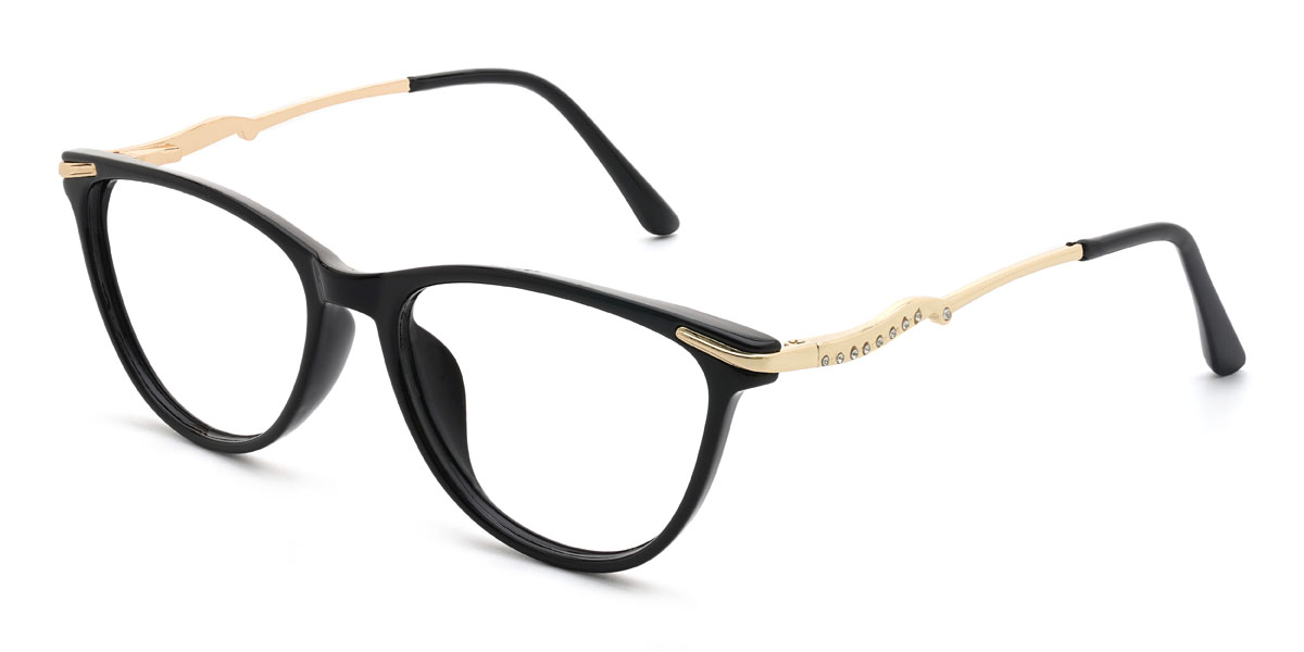 Noir Paulette Lunettes - Oval Glasses