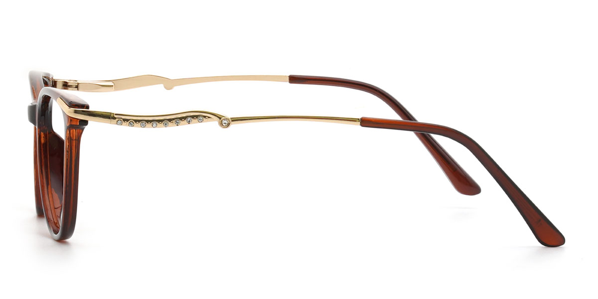 Brown Paulette Glasses - Oval Glasses