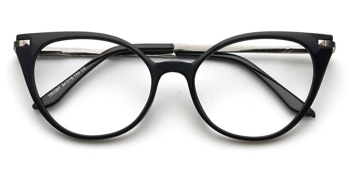 Negro Francisca Gafas - Oval Glasses