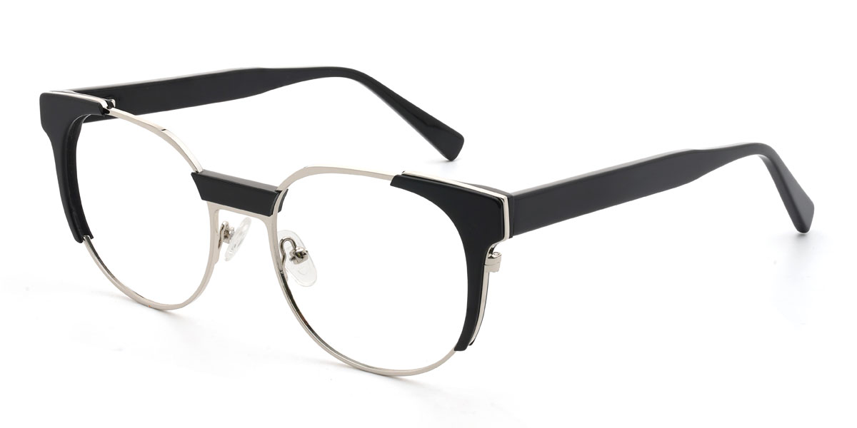 Fekete Townes Szemüveg - Oval Glasses