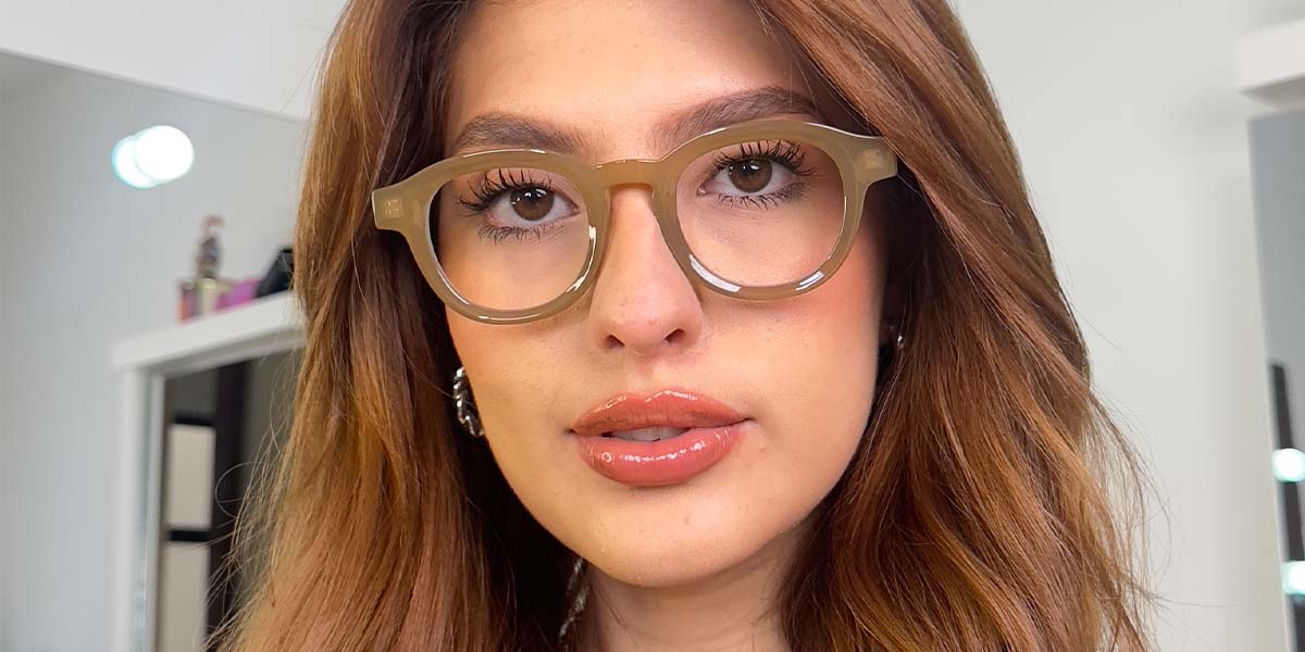 Brown Judith Glasses - Oval Glasses