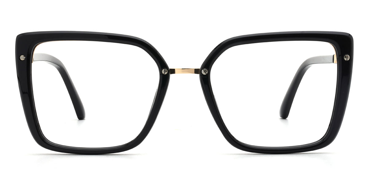 Black Bellamy - Rectangle Glasses