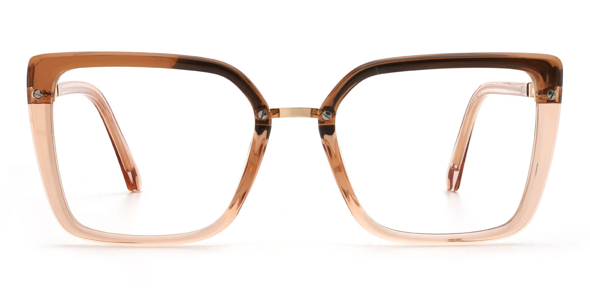 Orange Bellamy - Rectangle Glasses