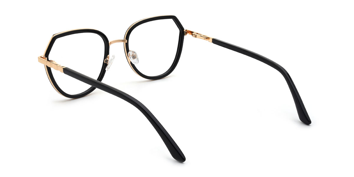 Negro Arielle Gafas - Oval Glasses