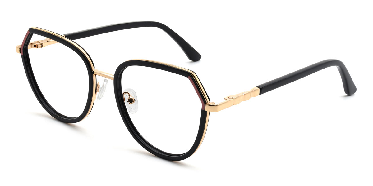 Negro Arielle Gafas - Oval Glasses