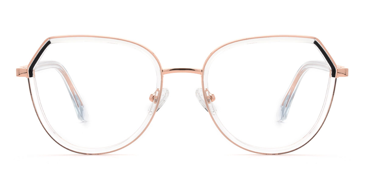 Clear Arielle - Oval Glasses