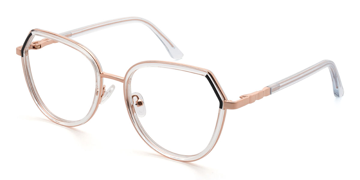 Clear Arielle Glasses - Oval Glasses