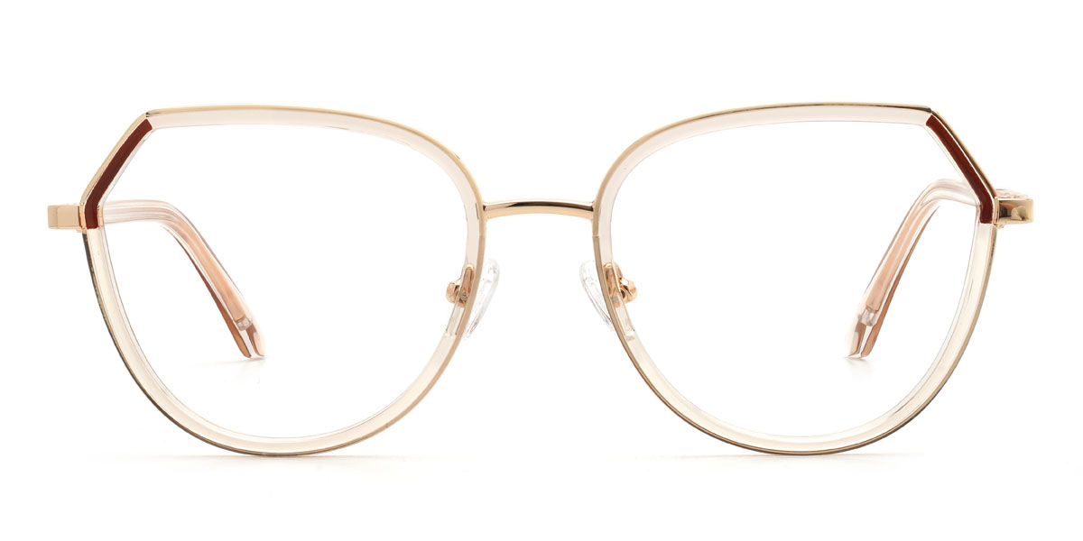 Champagne Arielle - Oval Glasses
