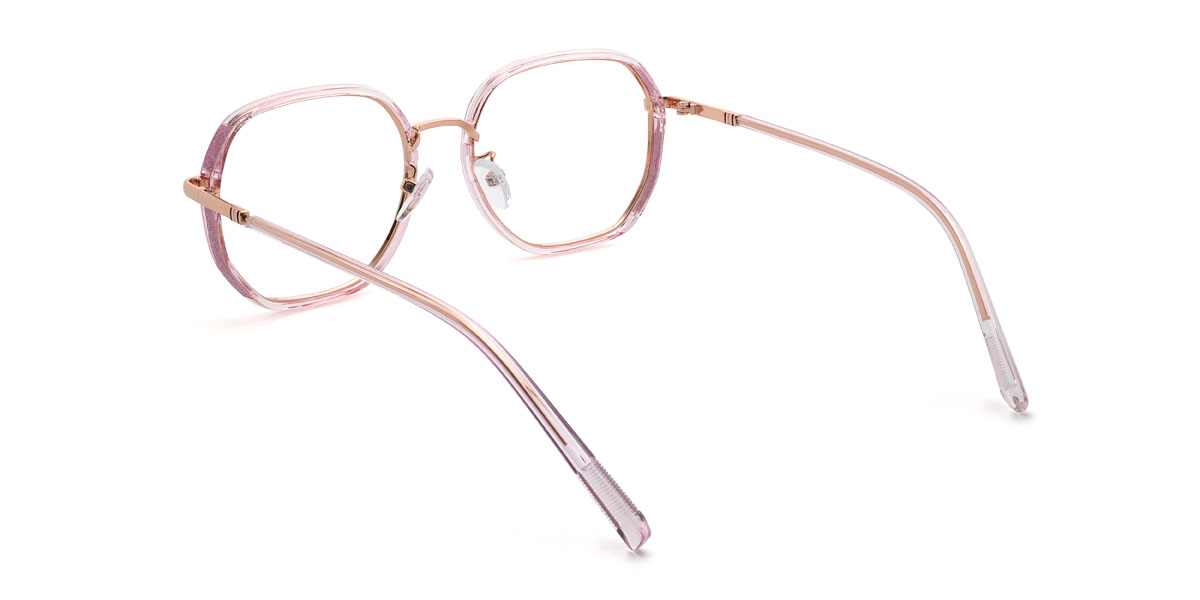 Light Pink Uriella Glasses - Oval Glasses