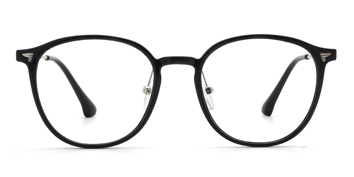 Black Xaylen - Oval Glasses