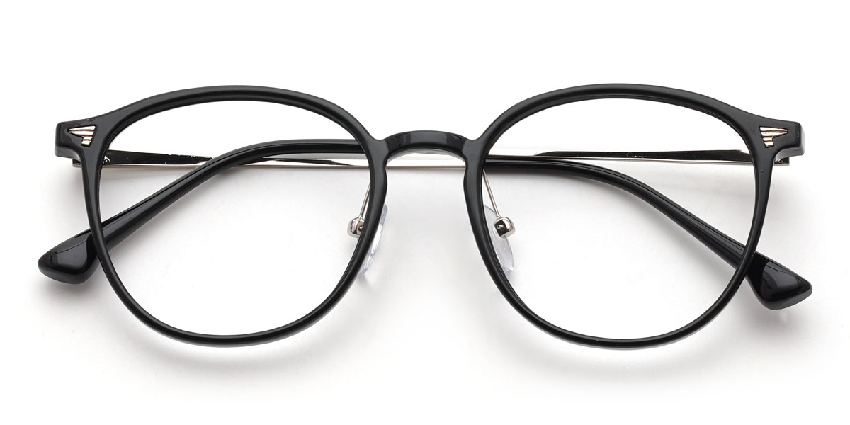 Fekete Xaylen Szemüveg - Oval Glasses