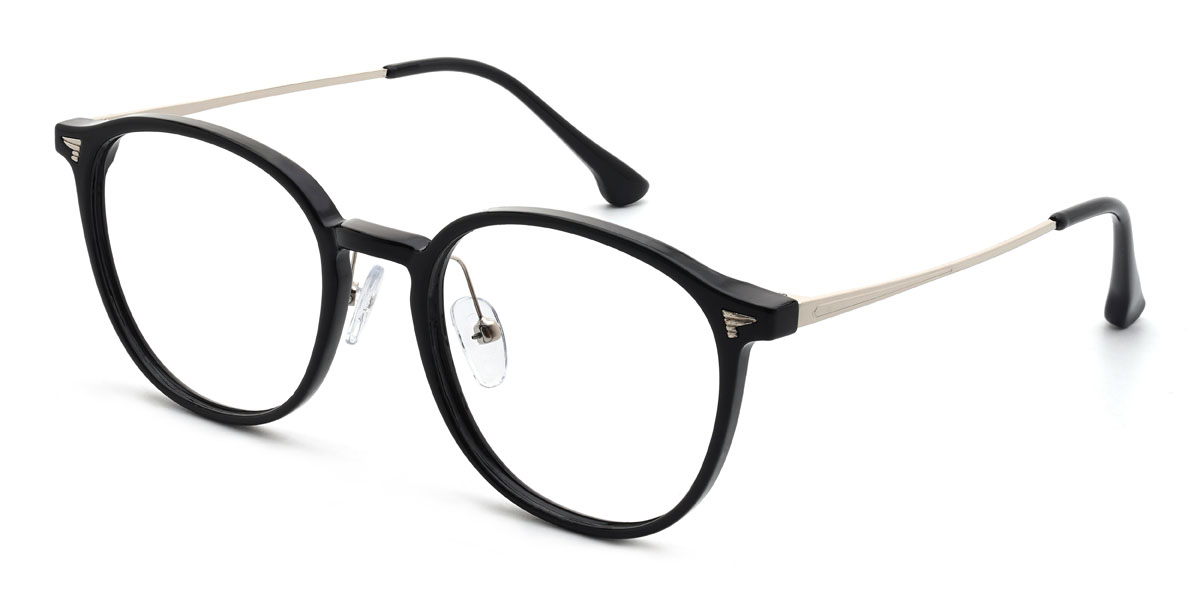 Fekete Xaylen Szemüveg - Oval Glasses