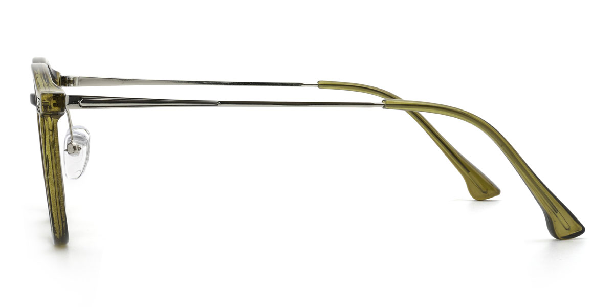 Olíva zöld Xaylen Szemüveg - Oval Glasses