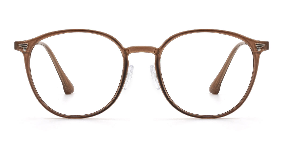 Marrón Xaylen - Oval Glasses