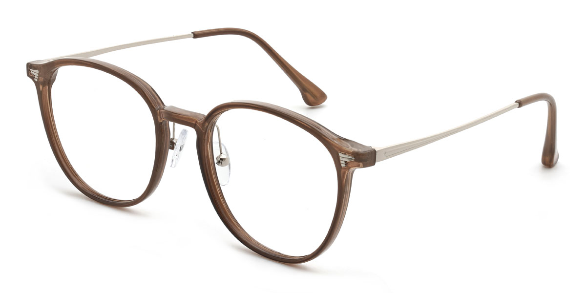 Marrón Xaylen Gafas - Oval Glasses