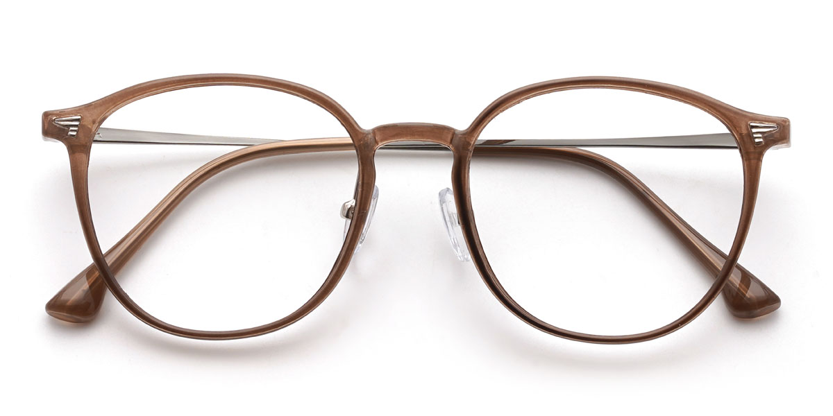 Marrón Xaylen Gafas - Oval Glasses