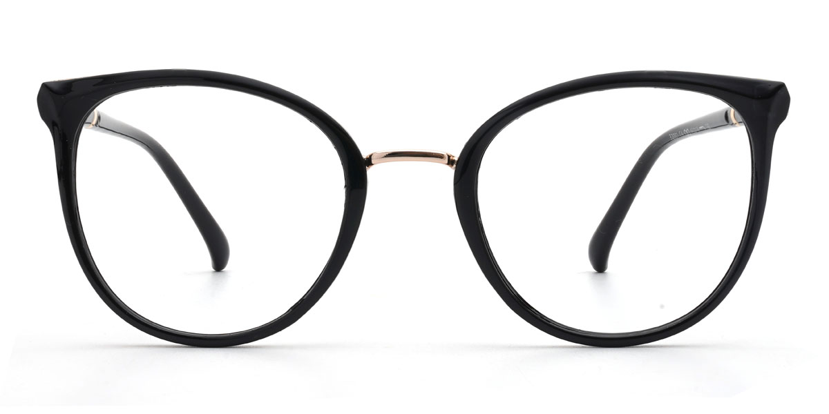 Black Zacari Glasses - Oval Glasses