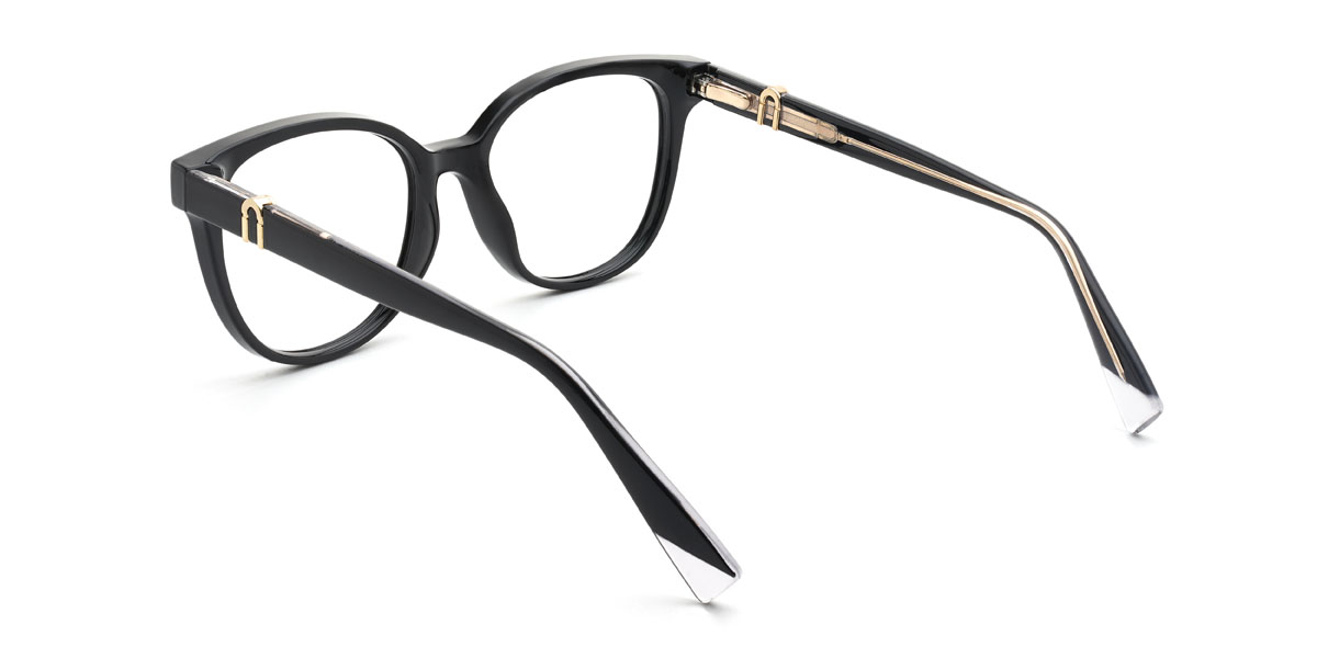 Black Wallace Glasses - Oval Glasses