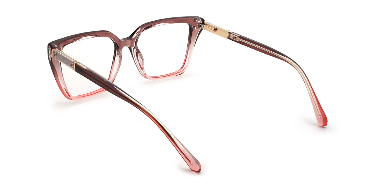 Purple Pink Cordelia Glasses - Rectangle Glasses