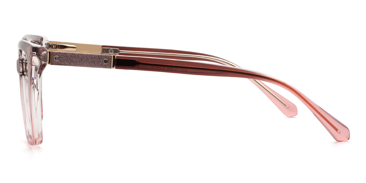 Purple Pink Cordelia Glasses - Rectangle Glasses