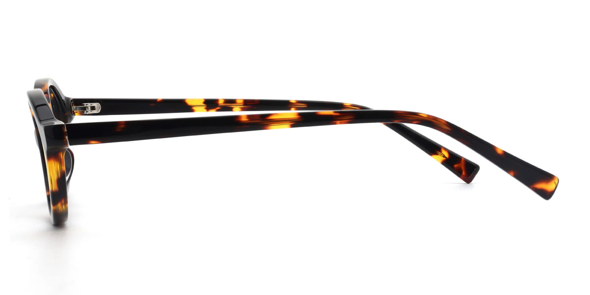 Tortoiseshell Raheem Glasses - Oval Glasses