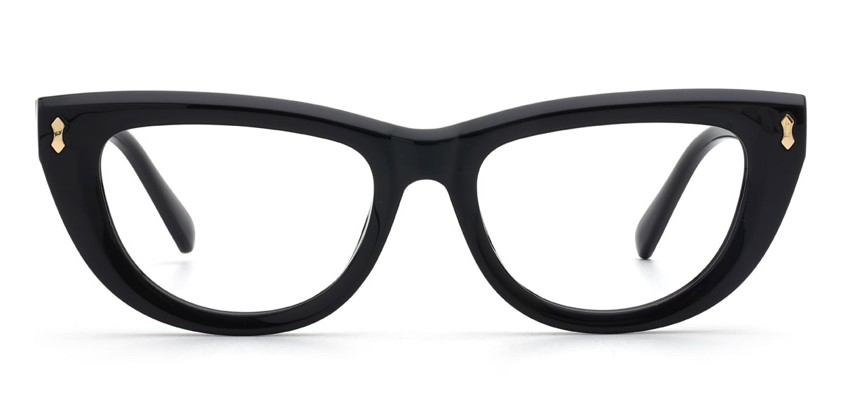 Black Vedansh - Oval Glasses